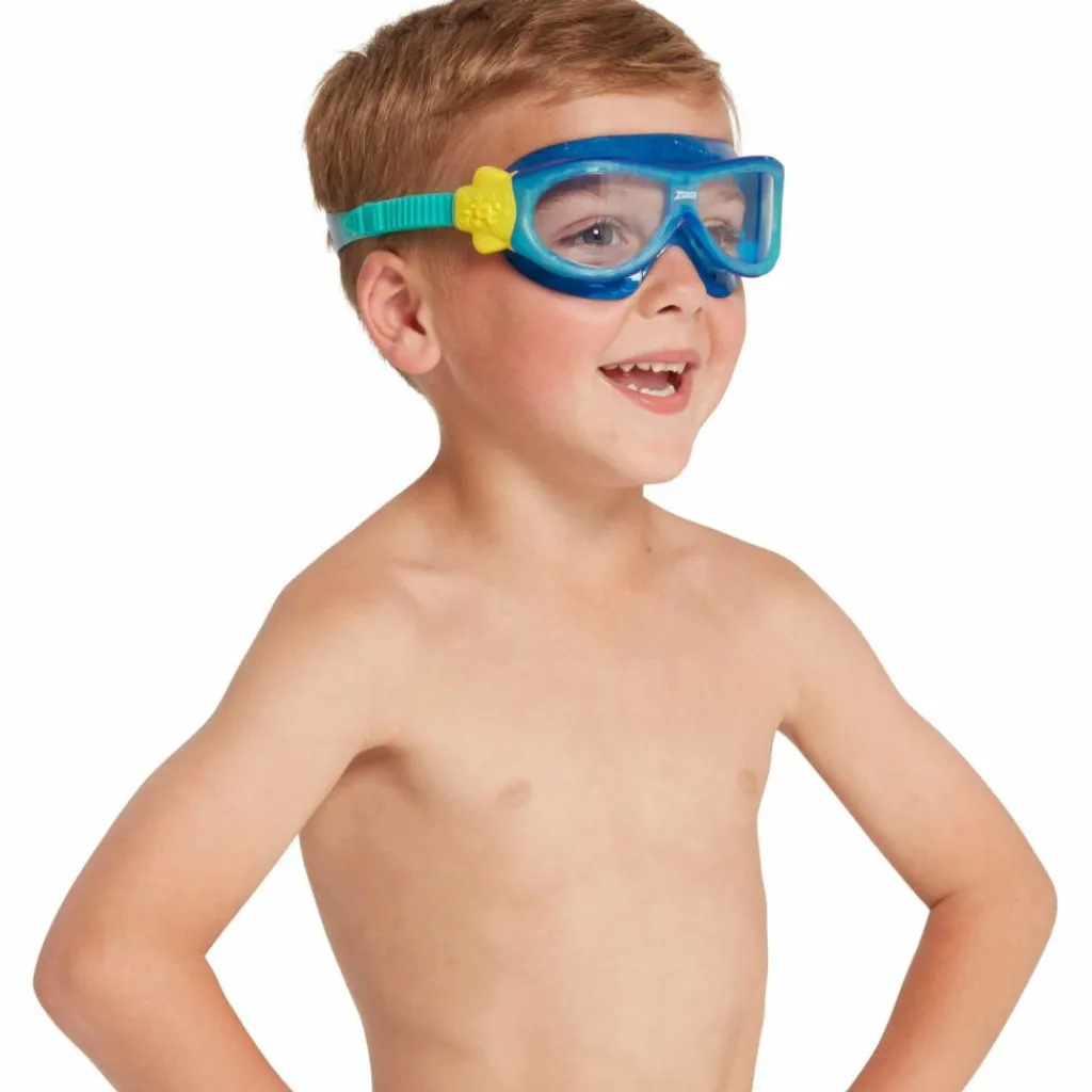 ZOGGS Tauchen|Schwimmen<· Phantom Kids Mask blue turqoise-clear